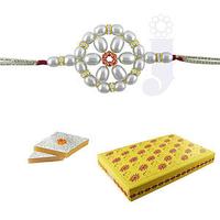 Amazing Pearl Rakhi Combo