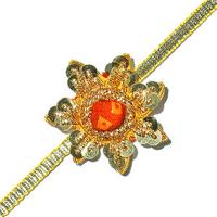 Zardosi Flower Rakhi