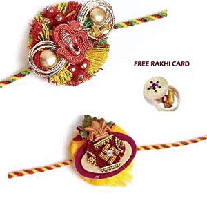 Ethnic Rakhi Pair - Set of 2