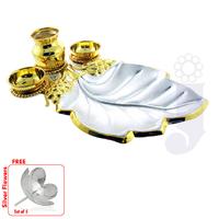 Leaf Shape Puja Thali