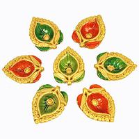 Leaf Diya Set