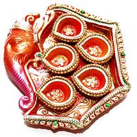 Ganesh Diya Thali