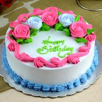 Birthday Strawberry Cake - 1 Kg