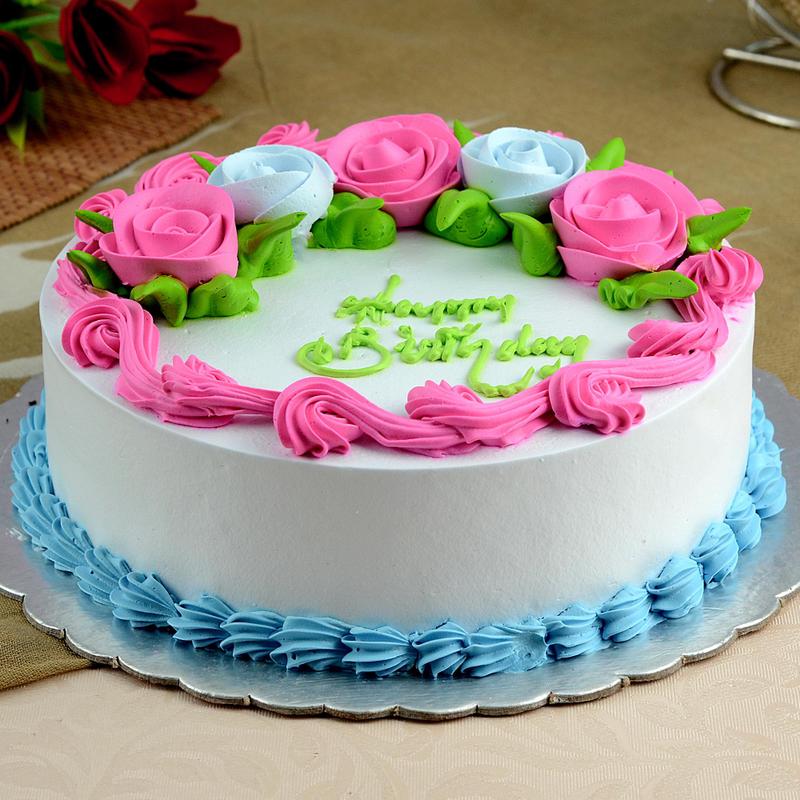 Birthday Strawberry Cake - 1 Kg | Cakes to Hoshiarpur