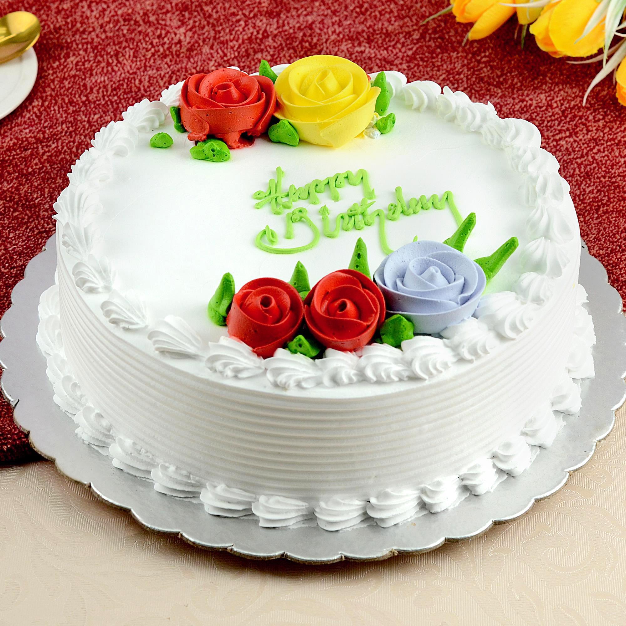 Send Online 1kg heart shaped choco vanilla cake n 15 red roses basket Order  Delivery | flowercakengifts