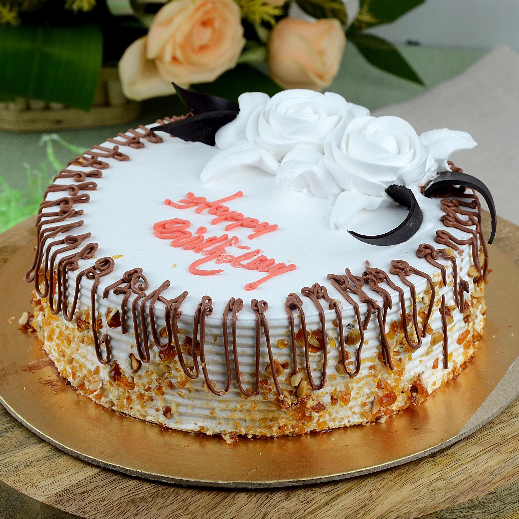 Birthday Butter Scotch Cake 1 Kg Cakes To Surat