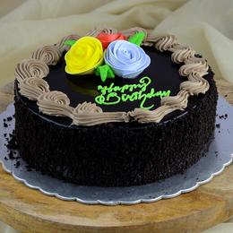Bday Chocolate Truffle Cake - 1 Kg