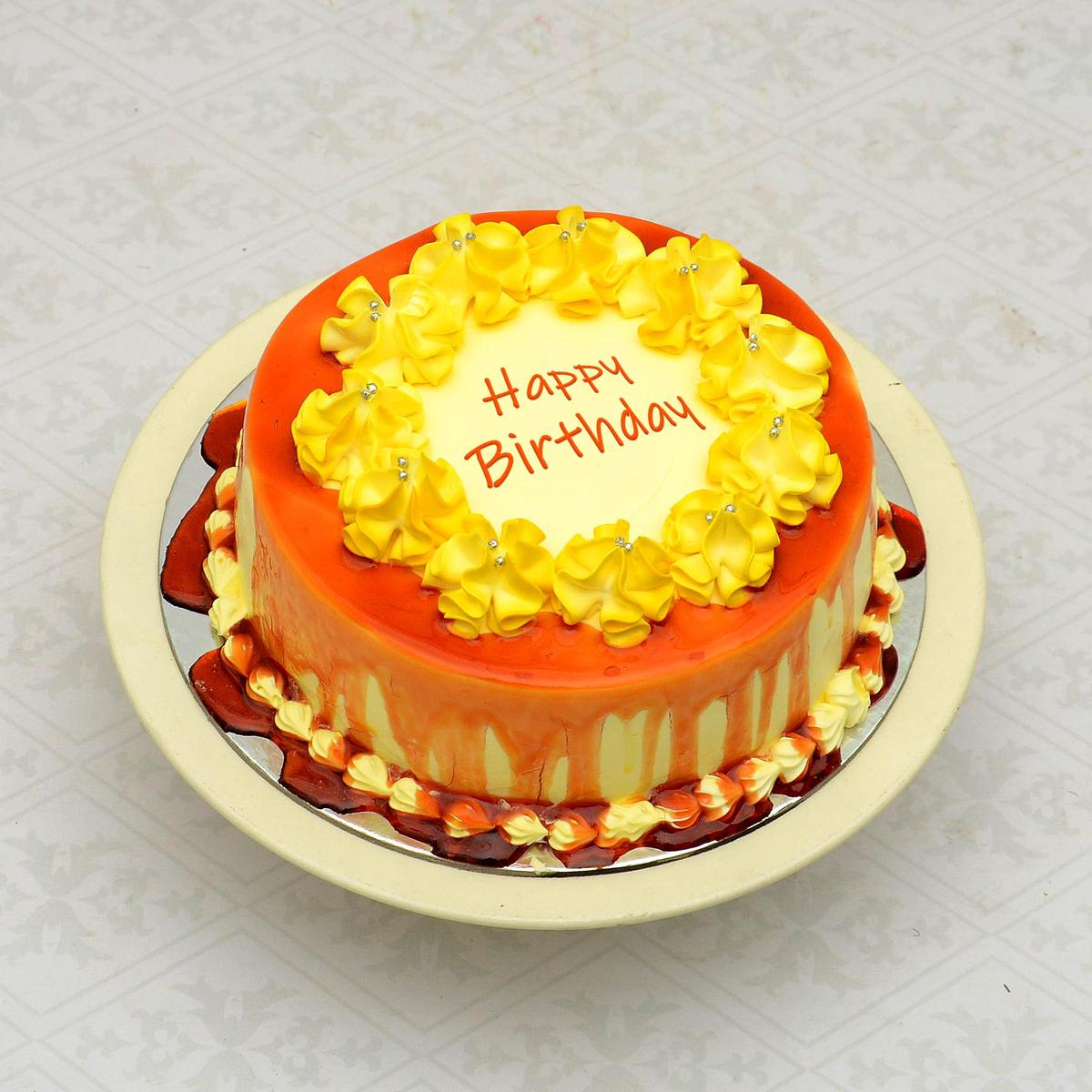 Birthday Butter Scotch Cake 1/2 Kg., Cakes on Birthdays