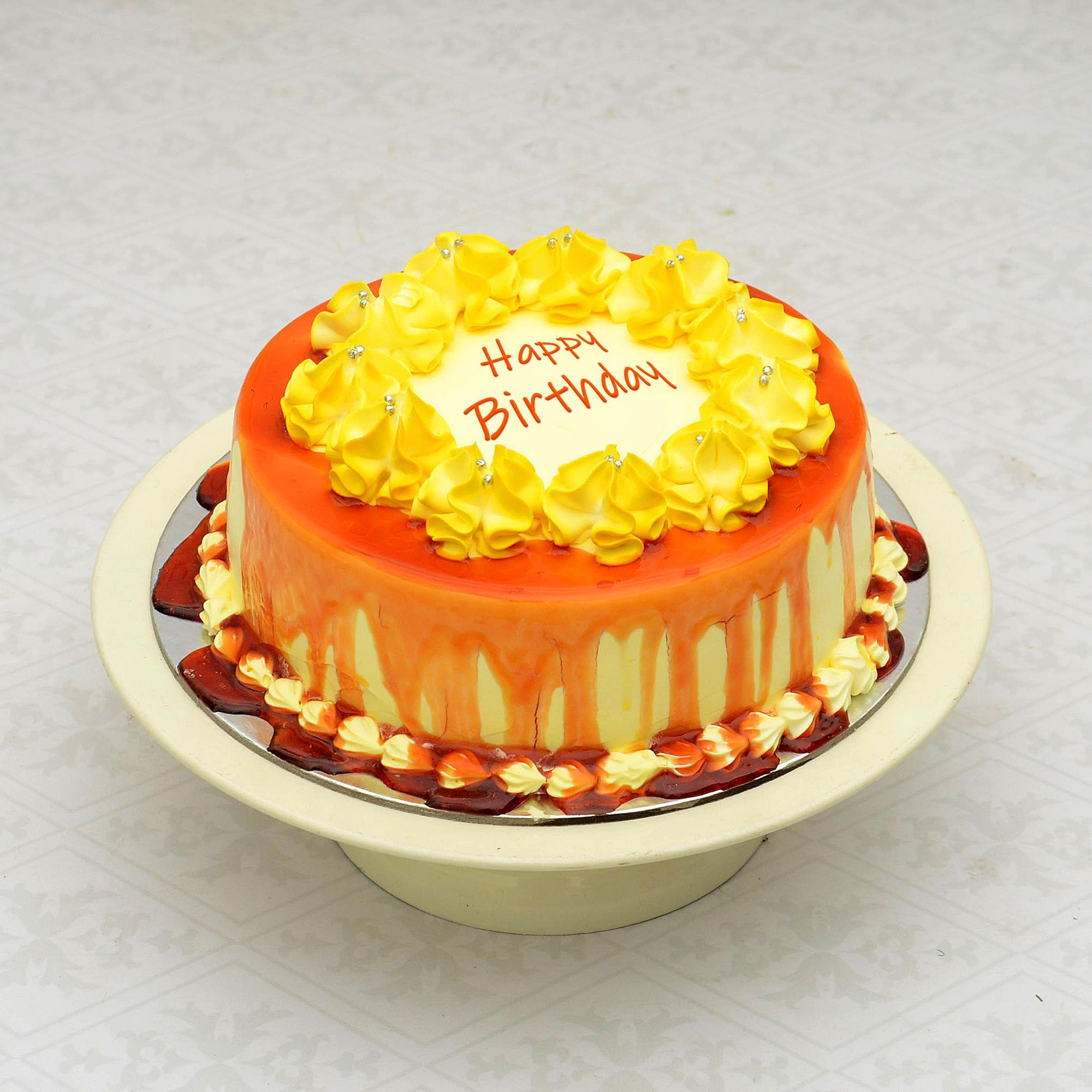 Birthday Butter Scotch Cake 1/2 Kg., Cakes on Birthdays
