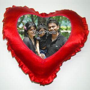 Heart shape cover with Pillow (Red)