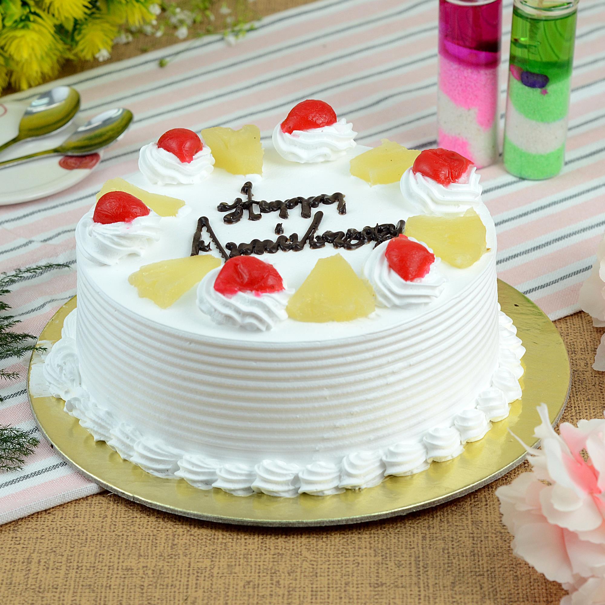 Anniversary Pineapple Cake- 1/2 Kg