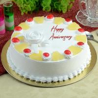 1 Kg - Anniversary Pineapple Cake