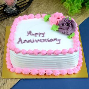 Anniversary Strawberry Cake-1/2 Kg Anniversary Strawberry Cake-1/2 Kg