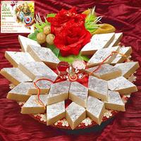 Kaju Katli Thali