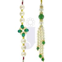 Bhaiyabhabhi Beads Pearl Rakhis..