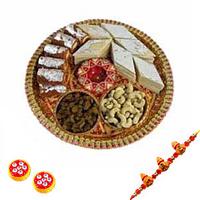 Rakhi Sweets and Dry Thali