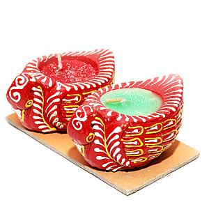 Swan Wax-filled Diyas