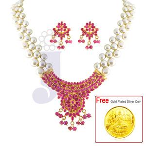 Aarzoo Pearl Pendant Set