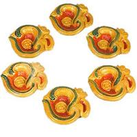 Aum Diyas - 6 Pcs.