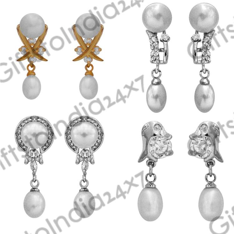 Korean Pearl Earring Combo