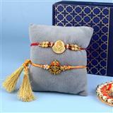 Premium Ganesh Rakhi Set