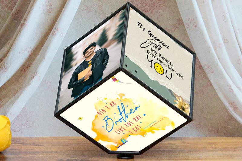 Personalized photo gifts for Rakhi