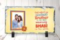 Send your Sibling Personalized Rock Photos on Rakhis