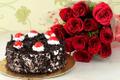 Gift Flowers & Cakes on Valentine's Day in India