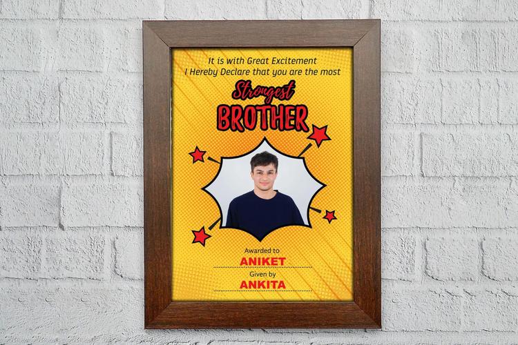 Top 10 Personalized Gifts for Brother in India