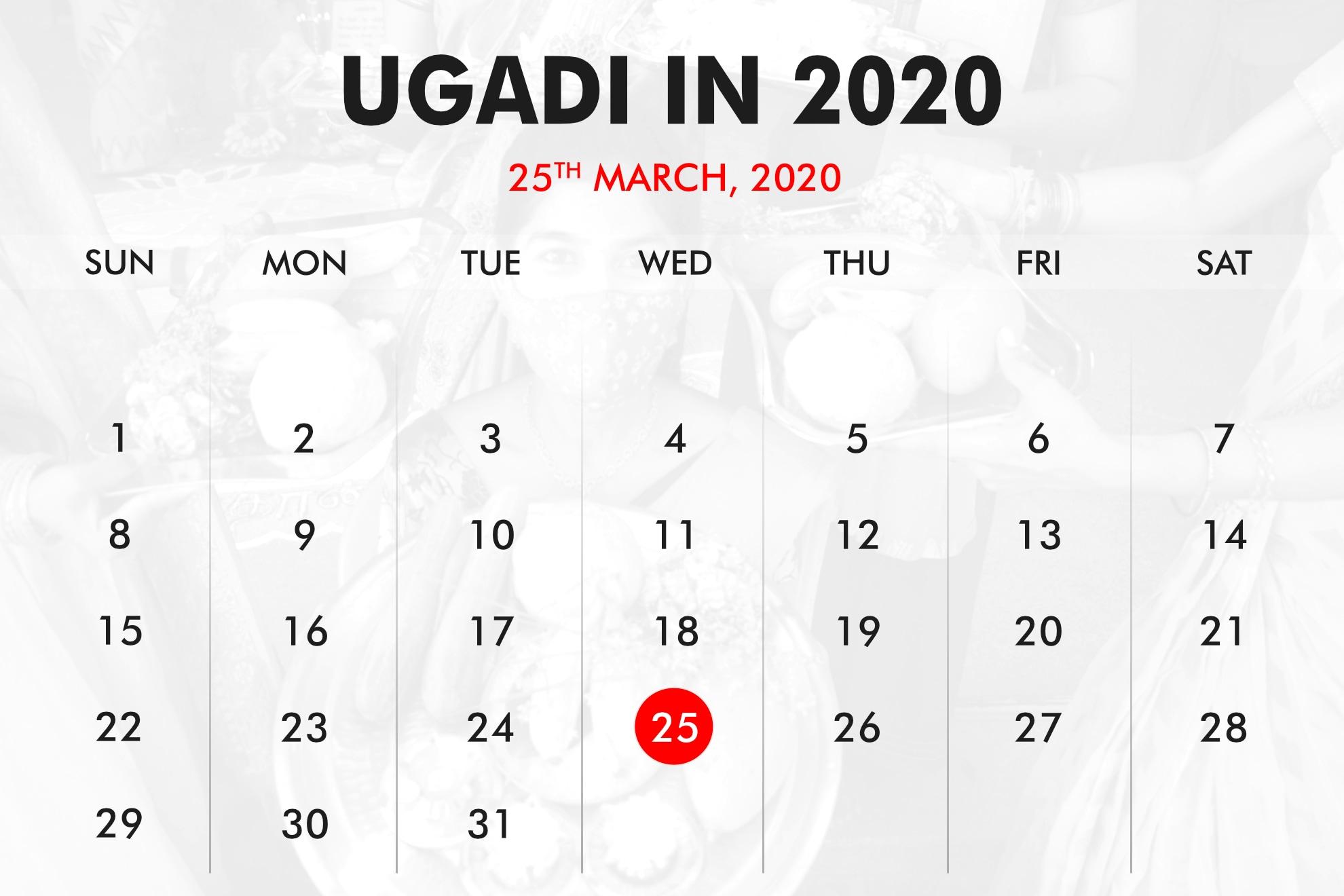 Ugadi 2020 telugu deals date