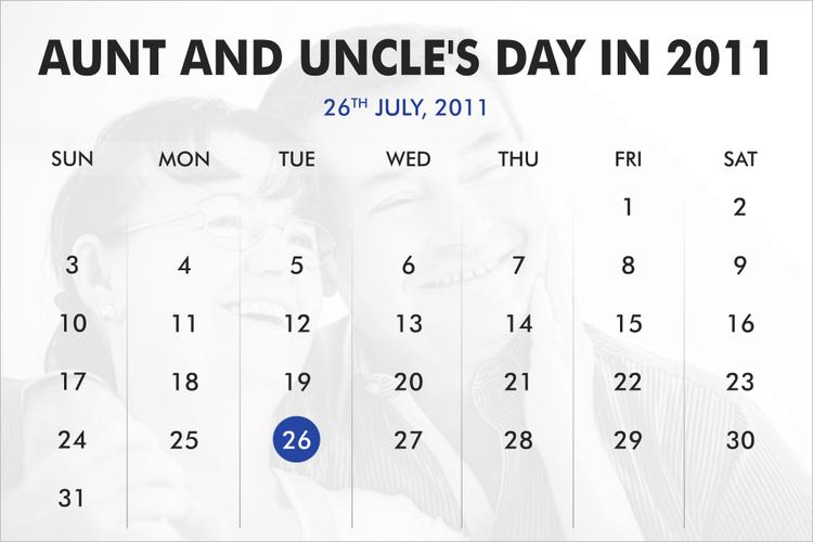 When was Aunt and Uncle’s Day?