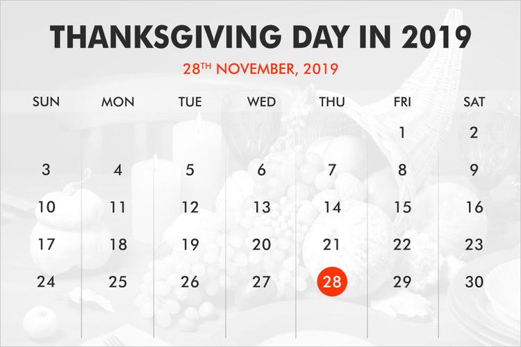 When Is Thanksgiving 2019? - US Thanksgiving Date 2019