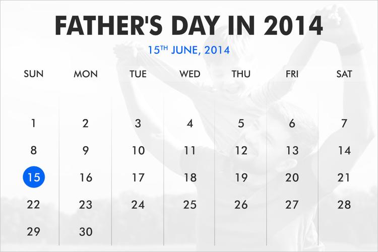 When was Father’s Day?
