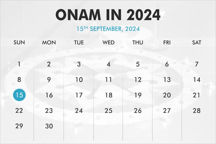 When is Onam 2023, 2024, 2025?