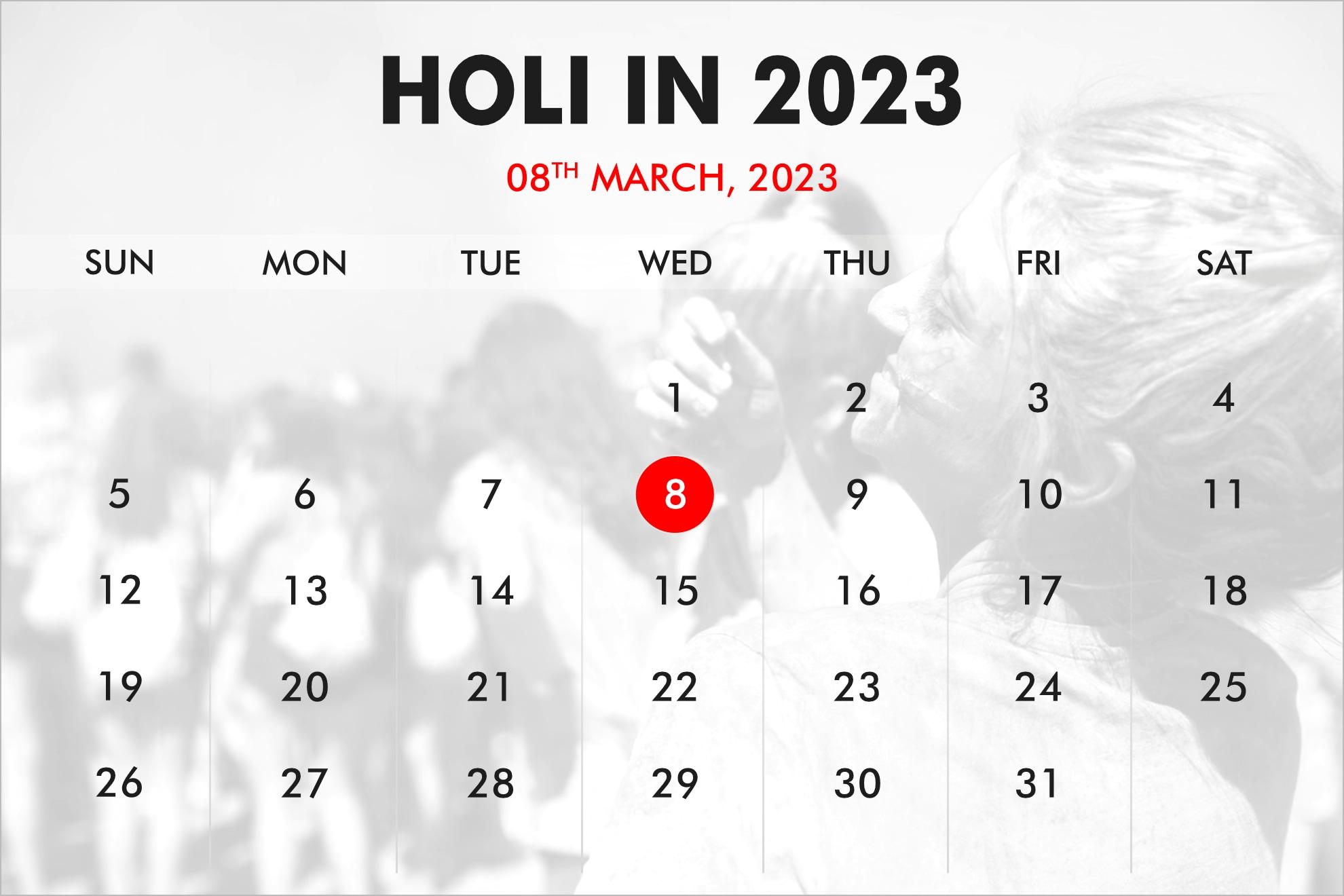 First Holi 2025 Date In India Calendar - Joni Roxane