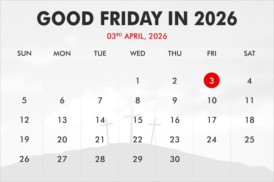 When is Good Friday in 2025, 2026, 2027?