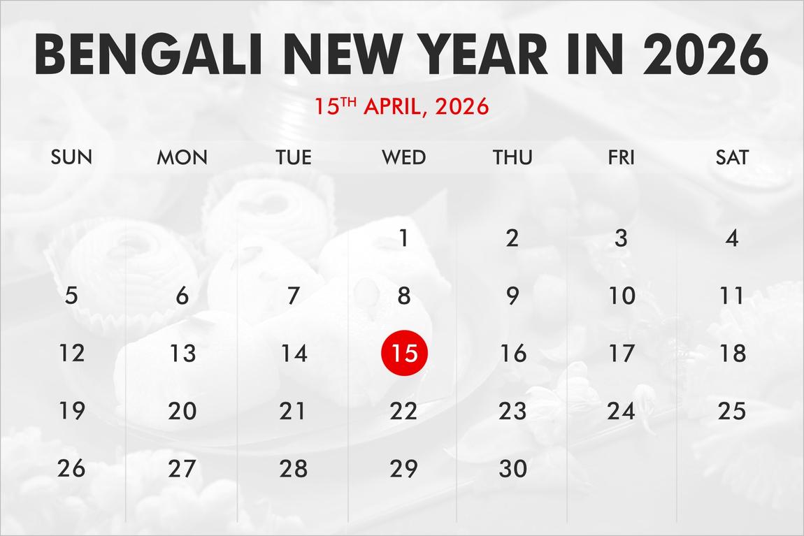 When is Bengali New Year in 2026, 2027, 2028?