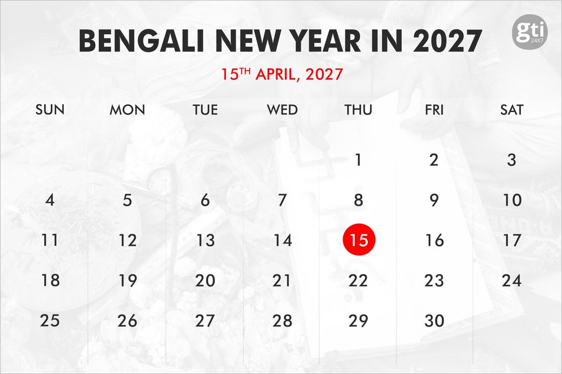 When is Bengali New Year in 2026, 2027, 2028?