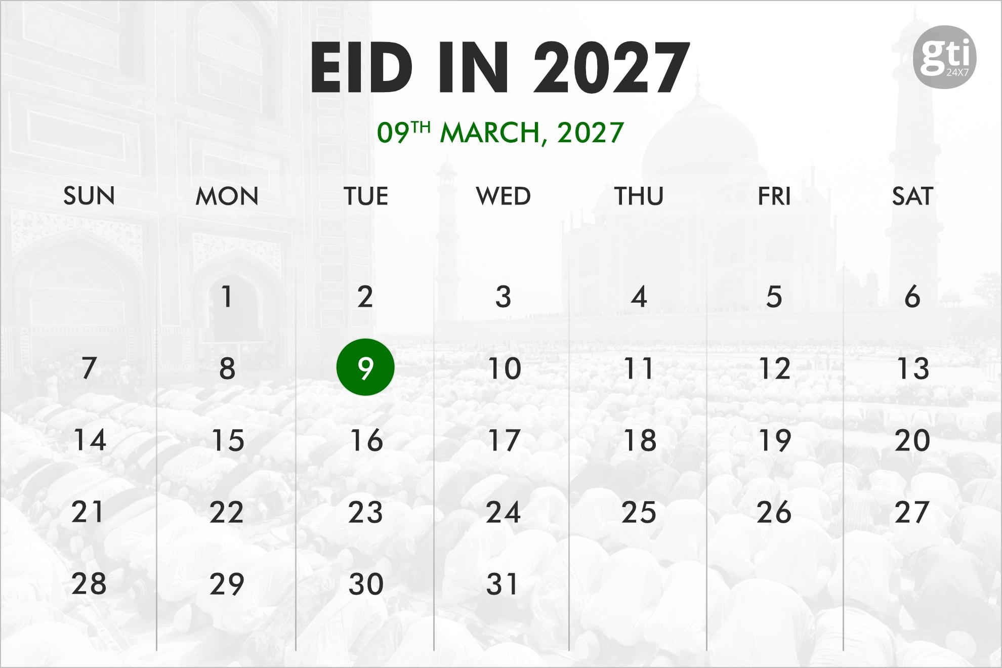 When is Eid in 2026, 2027, 2028? When is Eid in 2026, 2027, 2028?