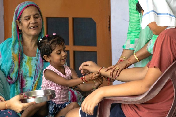 On Which Hand of Bhaiya & Bhabhi should the Rakhi be tied?