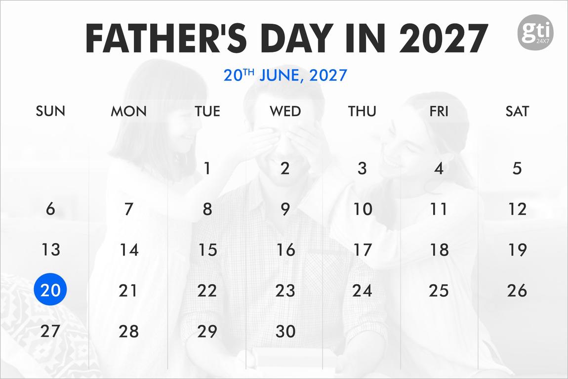 When is Father’s Day in 2025, 2026, 2027?