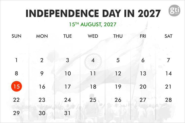When is Independence Day in 2026, 2027, 2028?