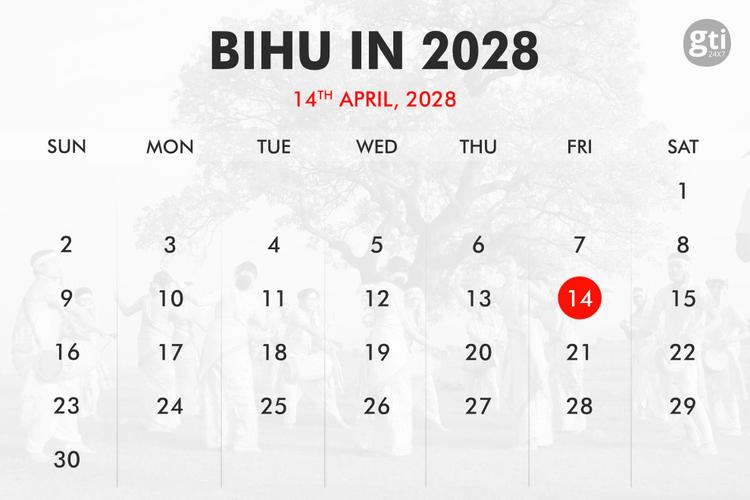 When is Bihu in 2026, 2027, 2028?