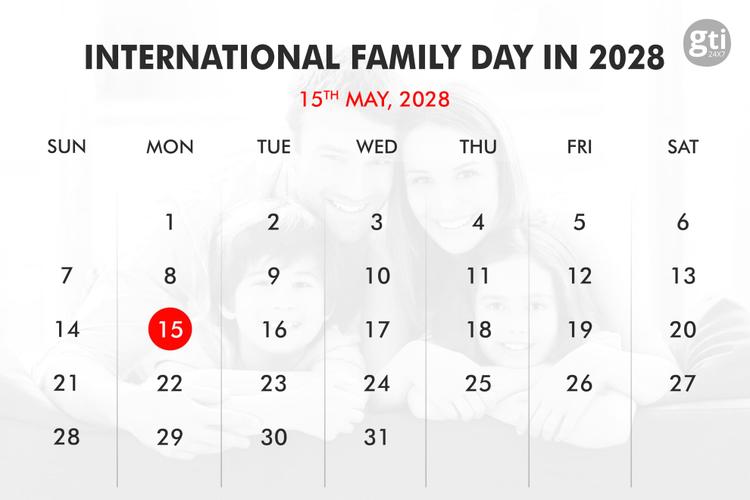 When is International Family Day in 2026, 2027, 2028?