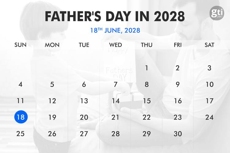 When is Father’s Day in 2026, 2027, 2028?