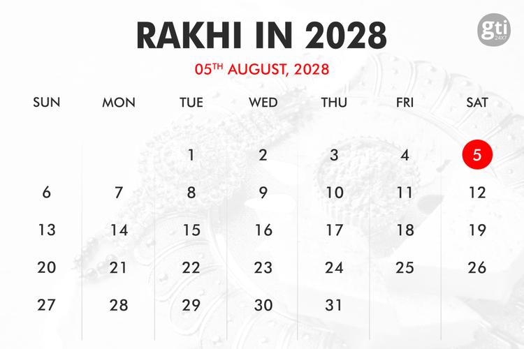 When is Rakhi in 2026, 2027, 2028?