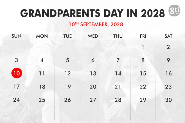 When is Grandparents' Day in 2026, 2027, 2028?