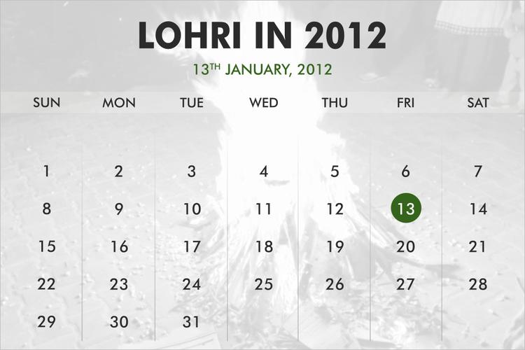 When was Lohri?