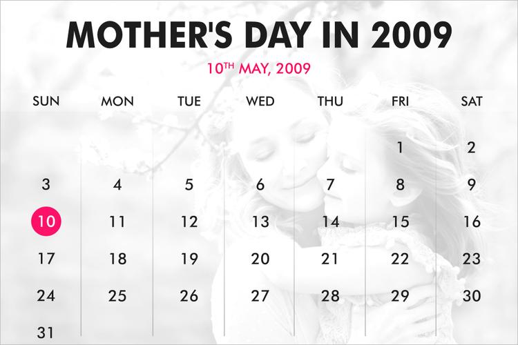 When was Mother’s Day?