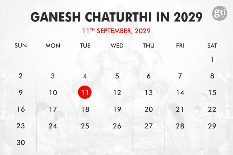 When is Ganesh Chaturthi in 2027, 2028, 2029?